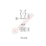Клипса Stucchi 36SDV для люминесцентных ламп T5