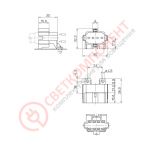 Патрон Stucchi 451V для люминесцентных ламп 2G7